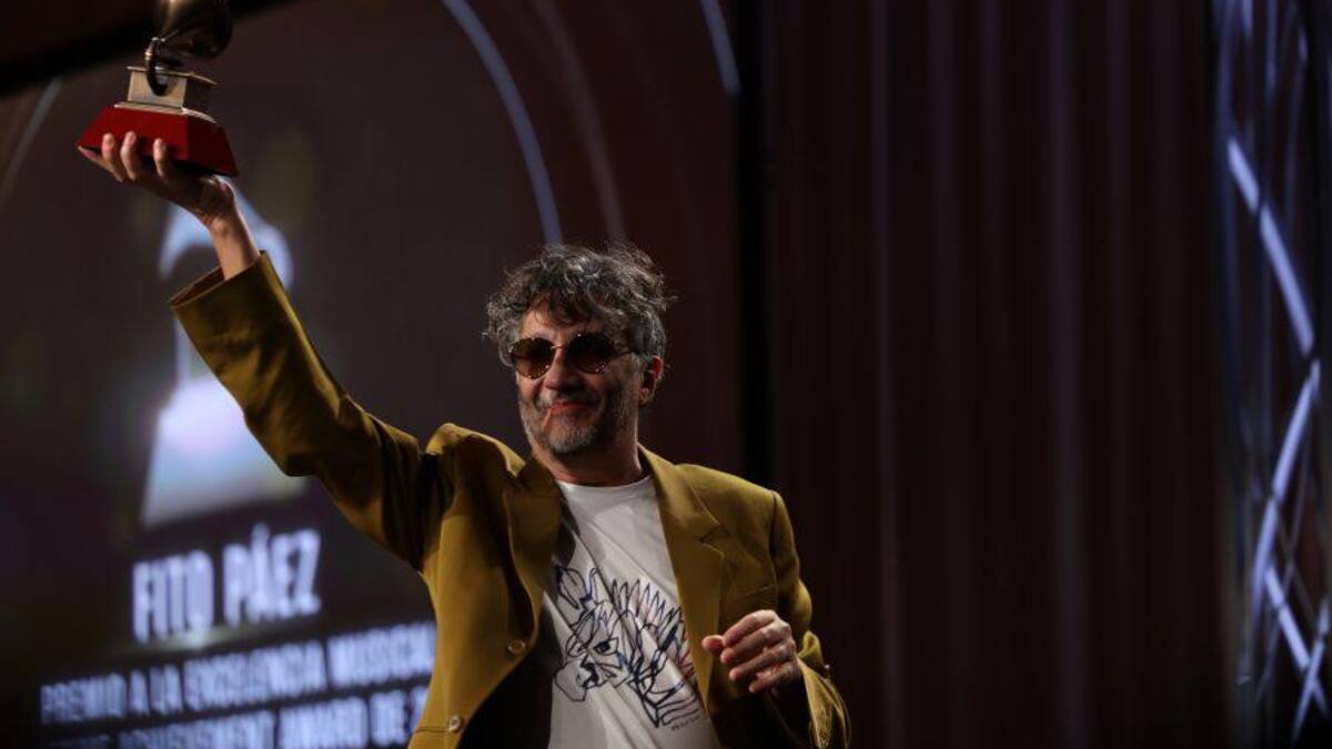 Fito Páez recibe premio en Las Vegas