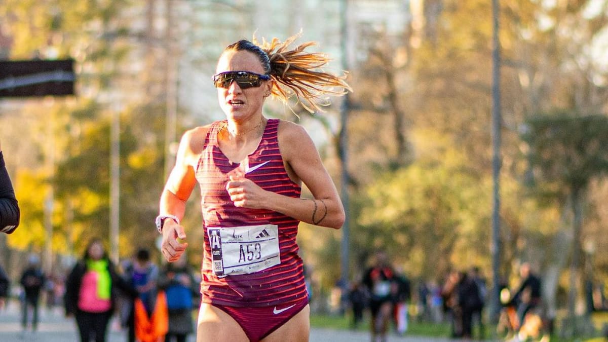 Flor Borelli, la maratonista argentina que nos representará en los Juegos Olímpicos de París 2024. Foto Instagram.
