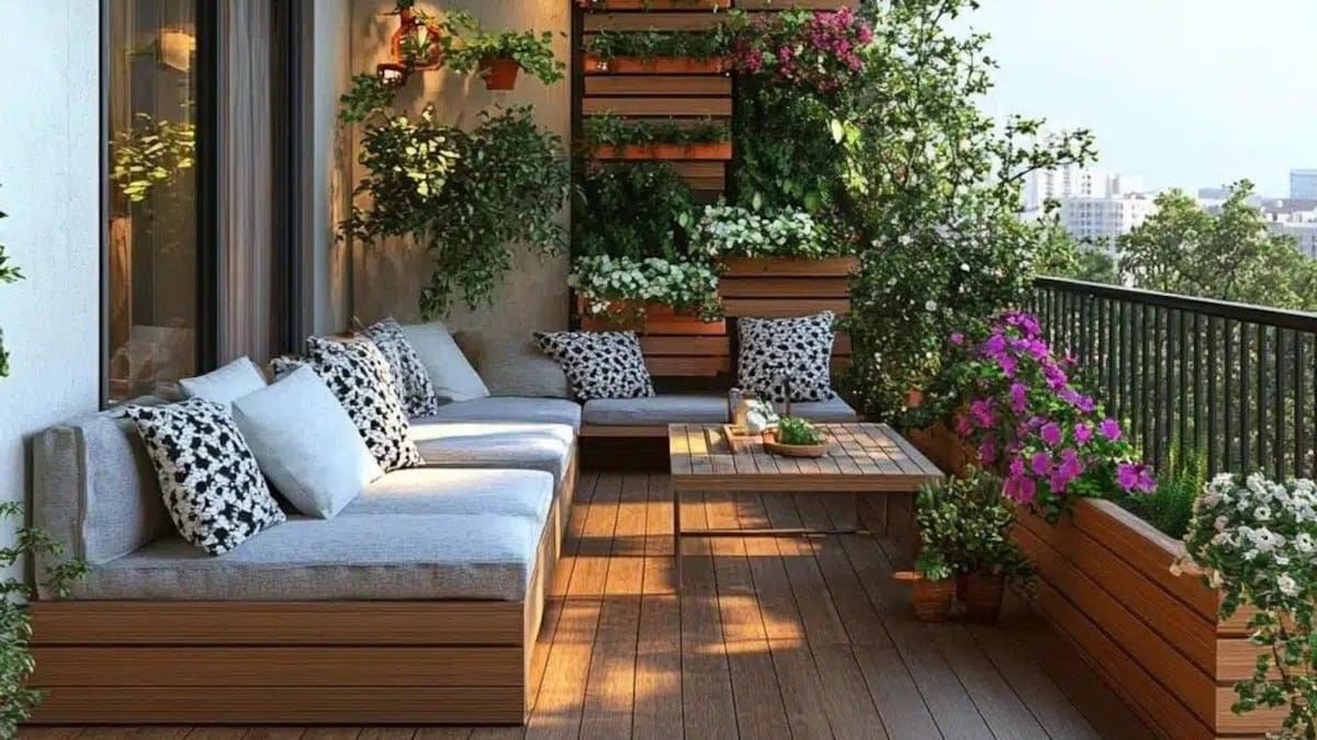 Flores y balcones