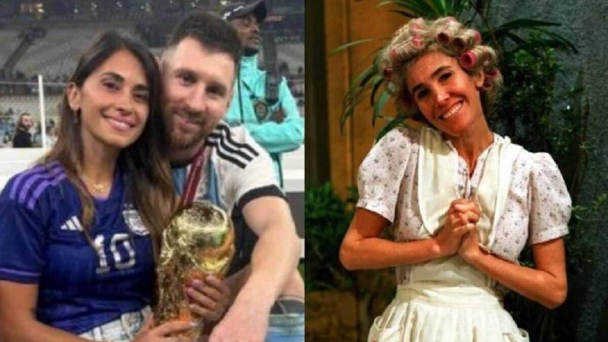 Florinda Meza celebró el triunfo de Argentina con una foto de Messi vestido como "Quico"