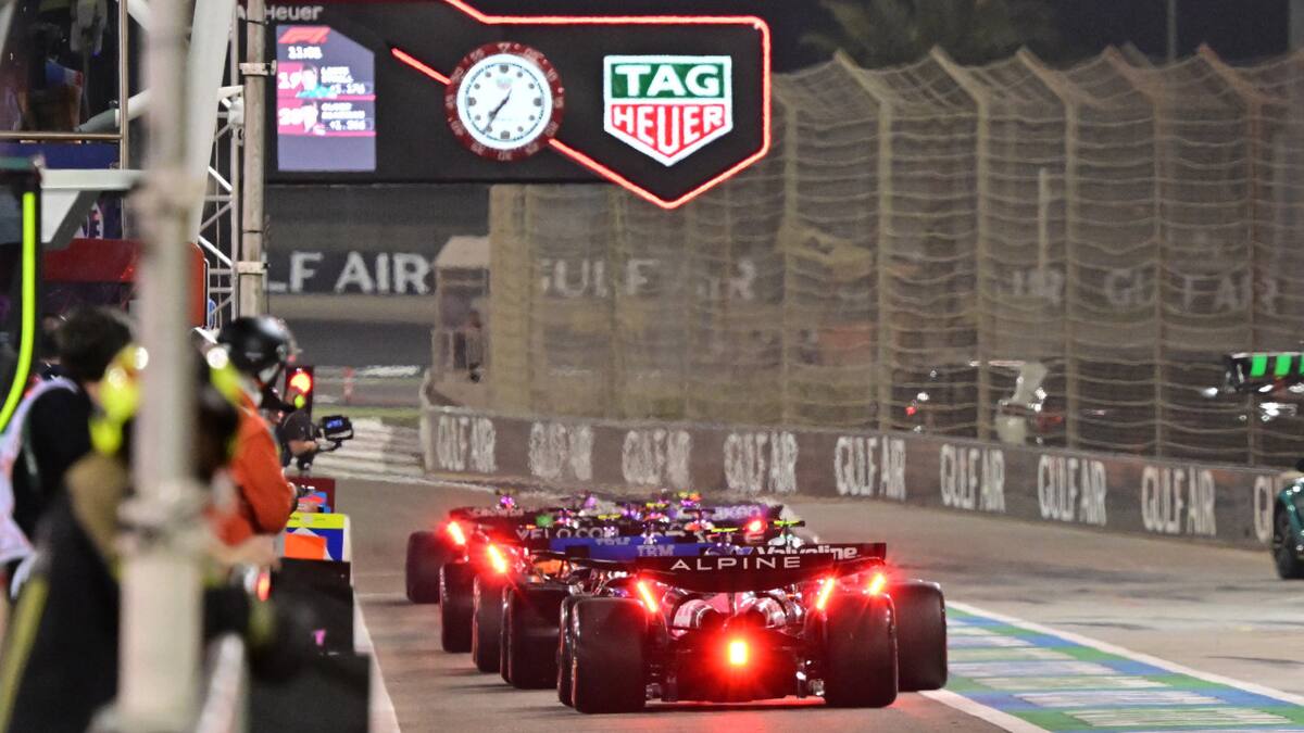 Fórmula 1, Gran Premio de Bahréin 2025. Foto: REUTERS/Giuseppe Cacace.