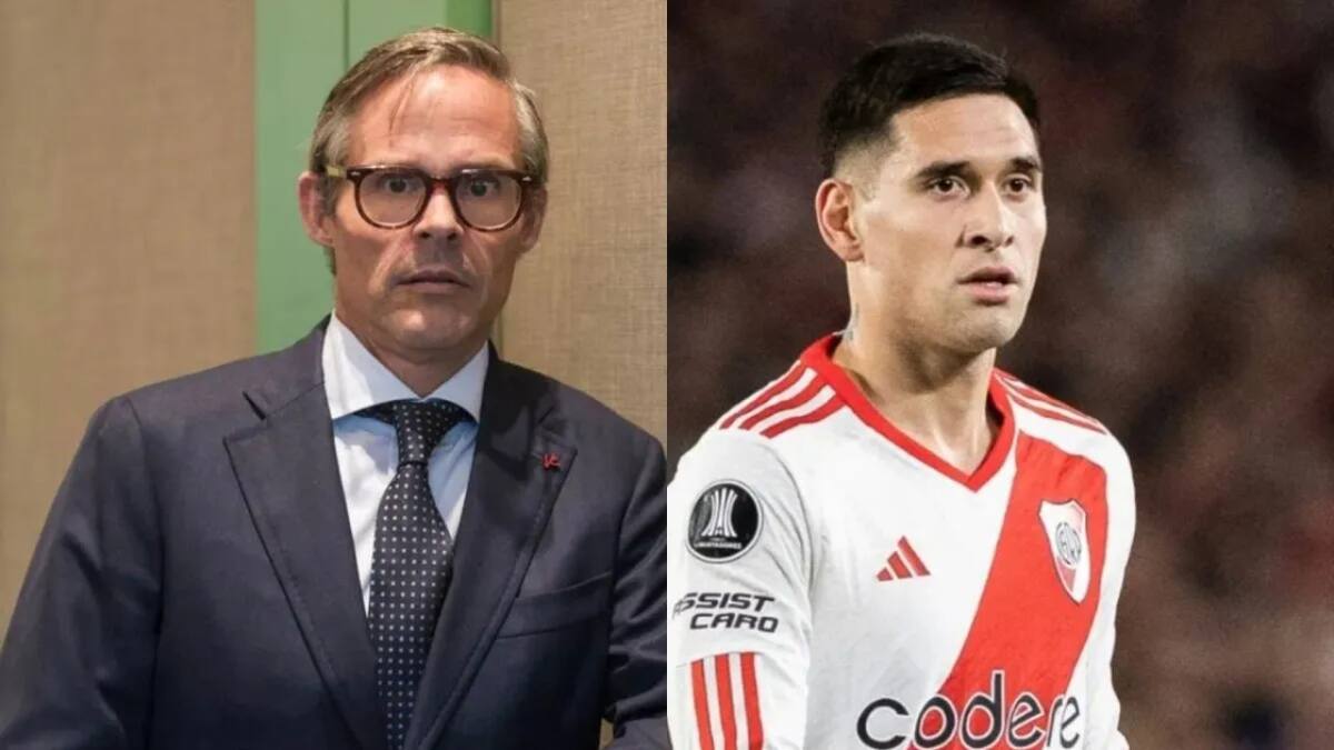 Foster y Villagra, jugador de River. Fotos: rodrigo_villagra15