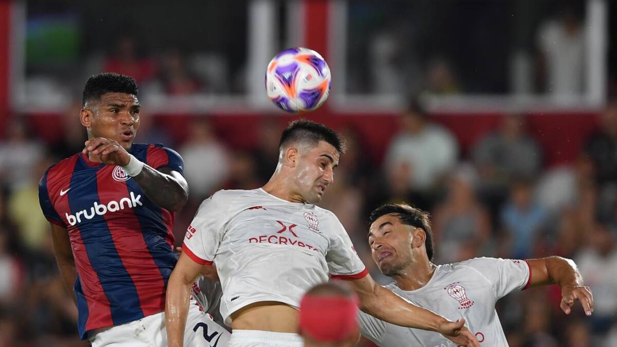 Foto final; Huracán-San Lorenzo. Foto: Télam.