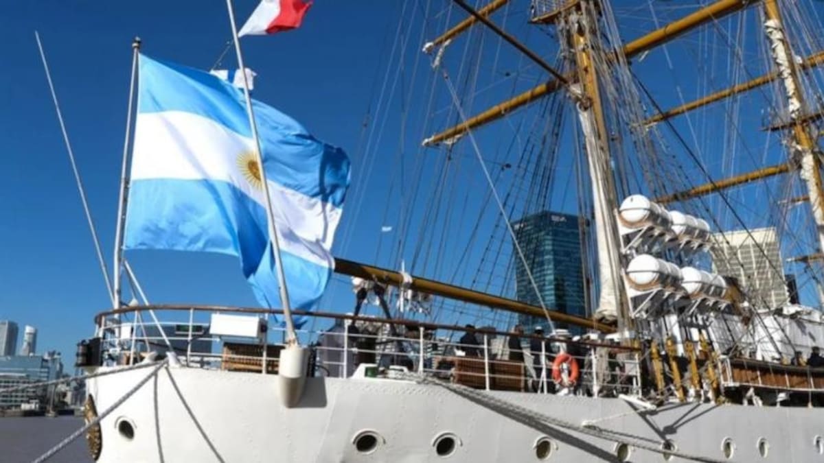 Fragata Libertad. Foto: NA.