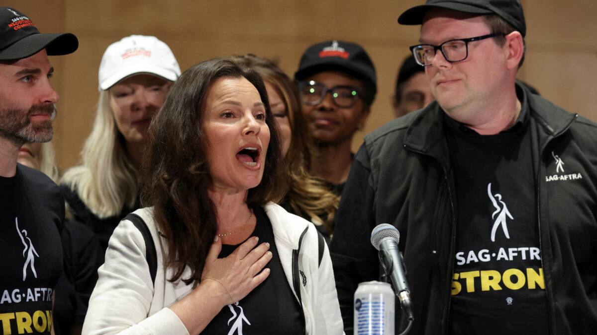 Fran Drescher, actual presidenta del sindicato de actores estadounidenses. Foto: Reuters.