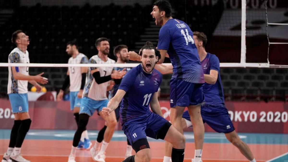 Francia triunfó ante Argentina en voleibol, Tokio 2020, Reuters