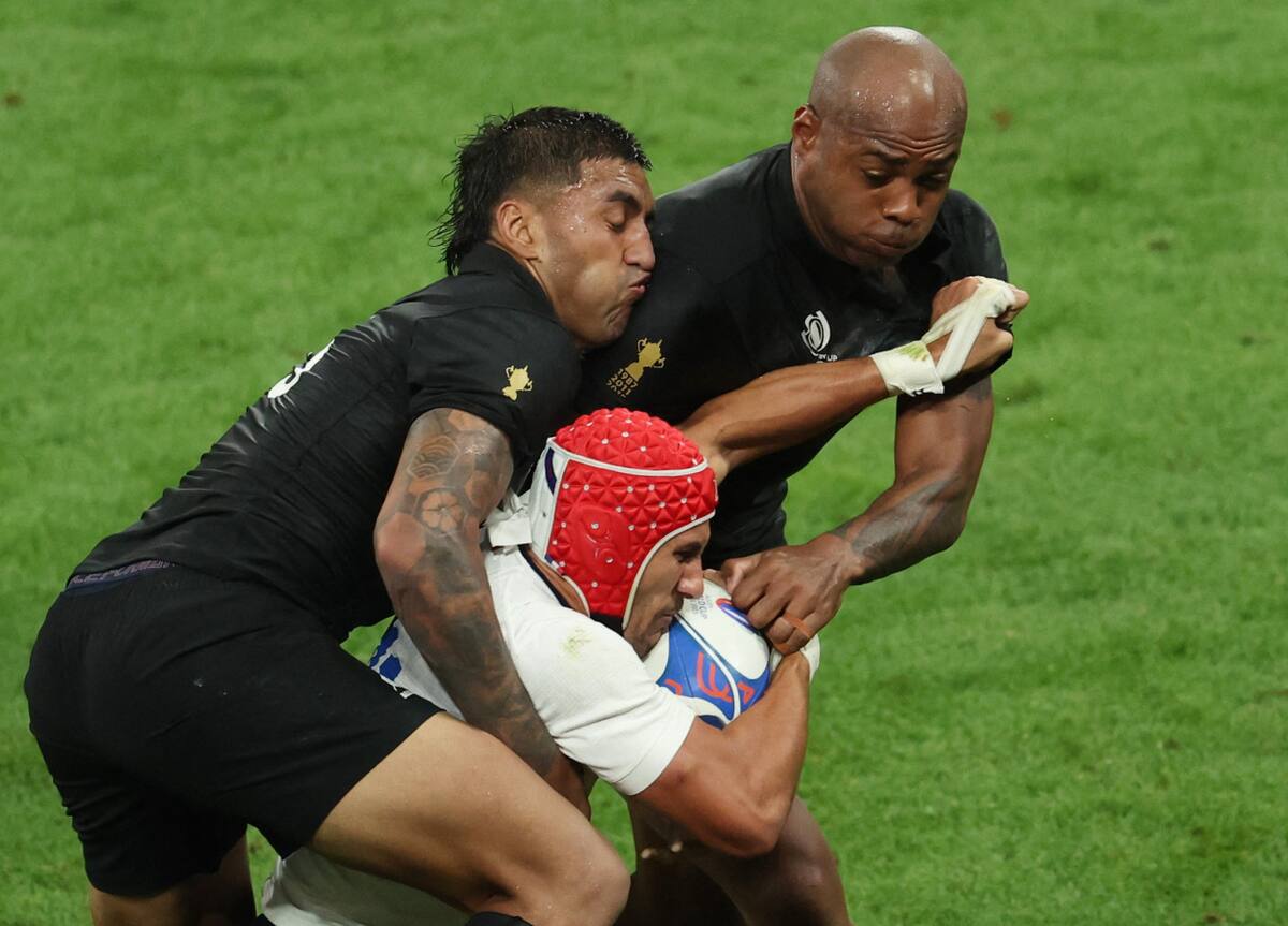 Francia vs. Nueva Zelanda. Foto: Reuters