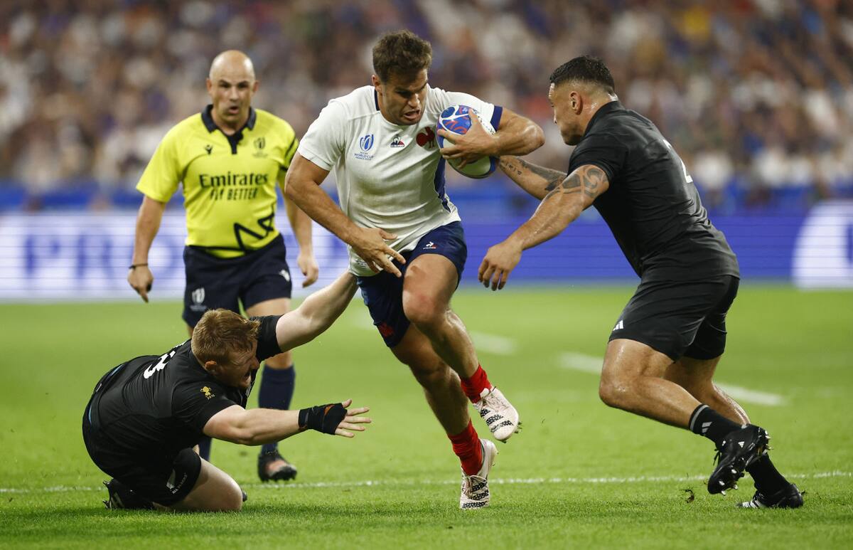 Francia vs. Nueva Zelanda. Foto: Reuters