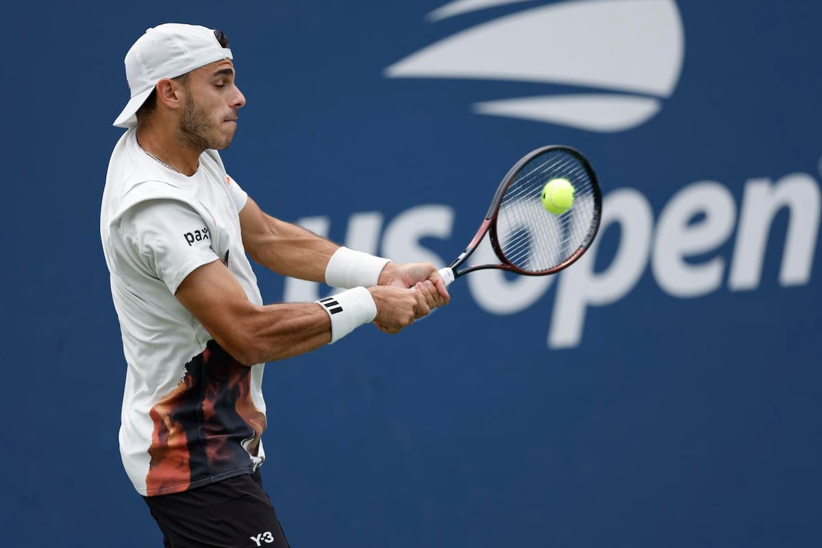 Francisco Cerúndolo en el US Open.