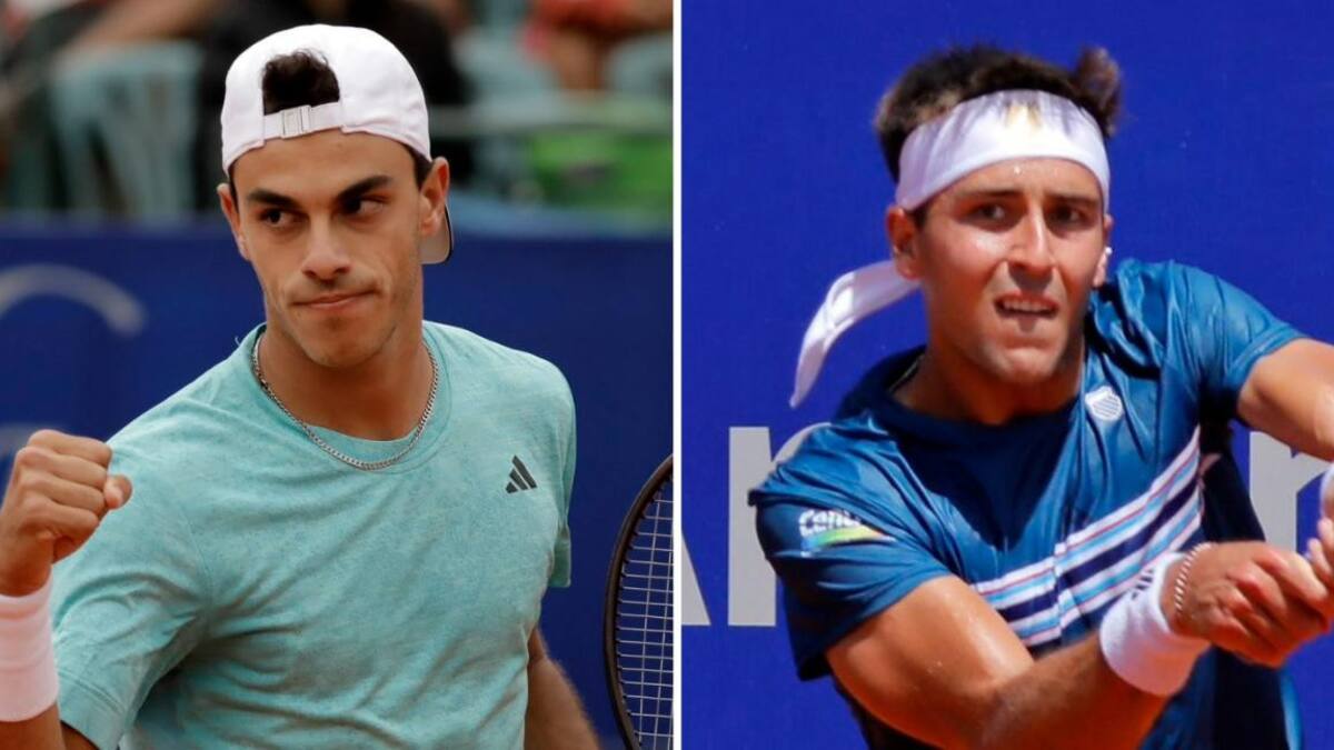 Francisco Cerúndolo y Tomás Etcheverry; Argentina Open. Foto: Twitter @AATenis.