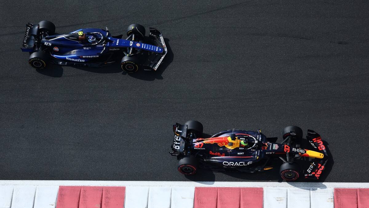 Franco Colapinto e Isack Hadjar. Foto: Reuters.