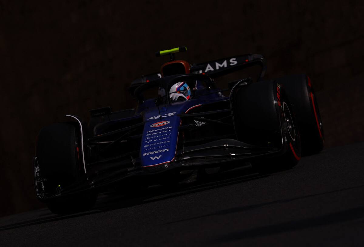 Franco Colapinto en el Gran Premio de Bakú. Foto: REUTERS.