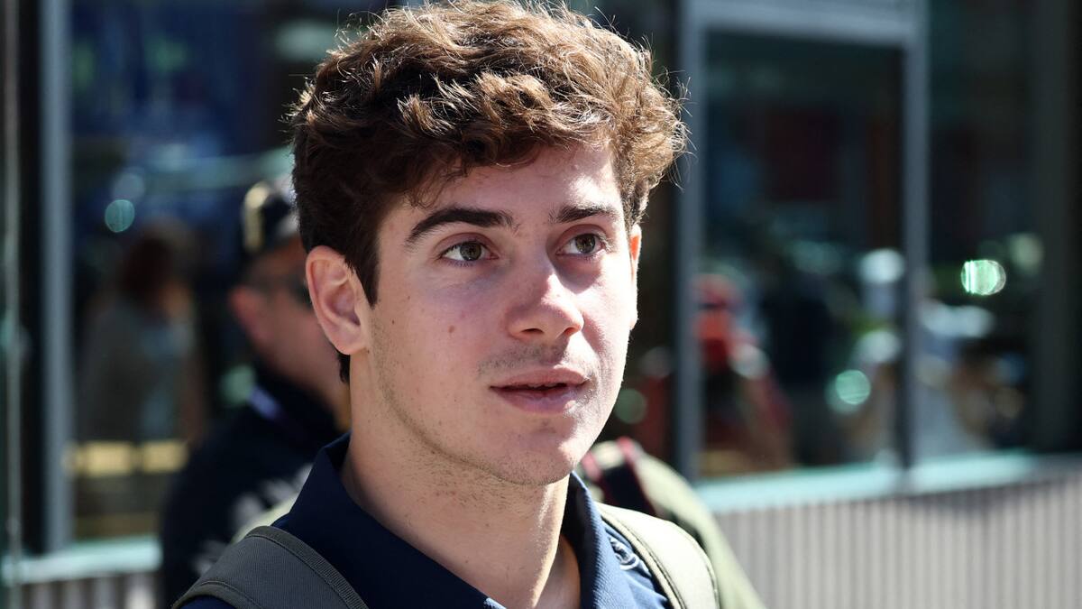Franco Colapinto en el Gran Premio de Emilia-Romaña. Foto: REUTERS/Jakub Porzycki.