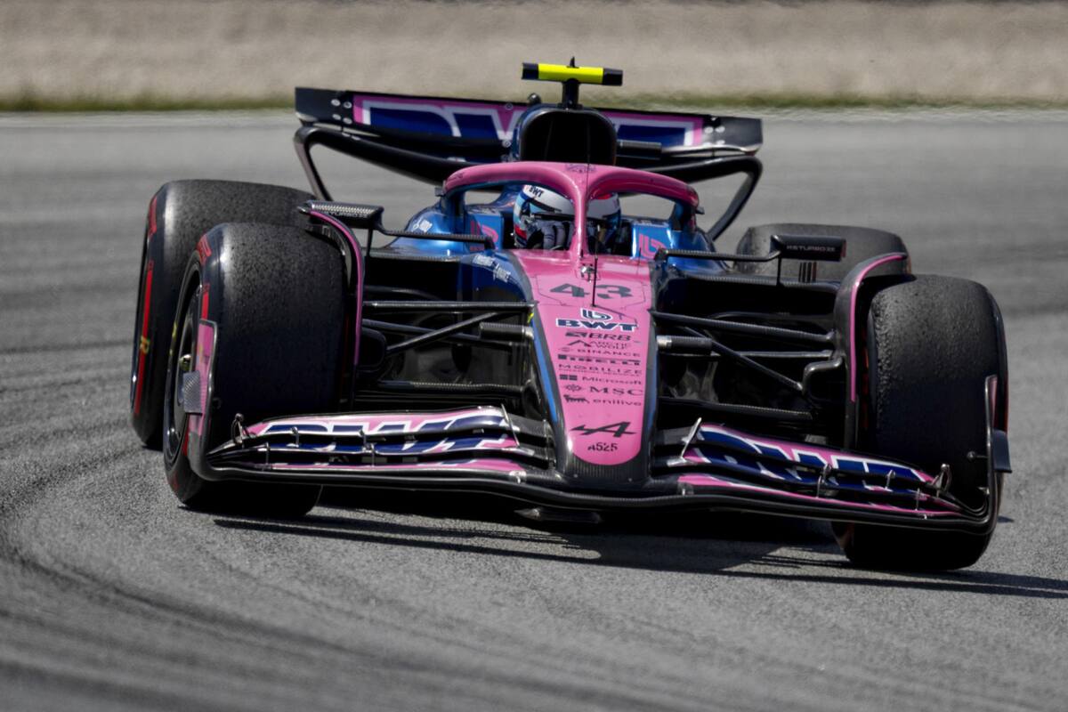 Franco Colapinto en el Gran Premio de España. Foto: EFE (Siu Wu)