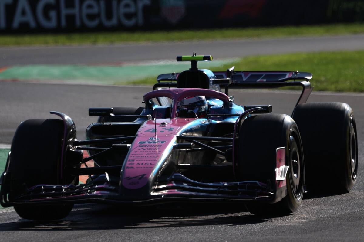 Franco Colapinto en el Gran Premio de Italia.