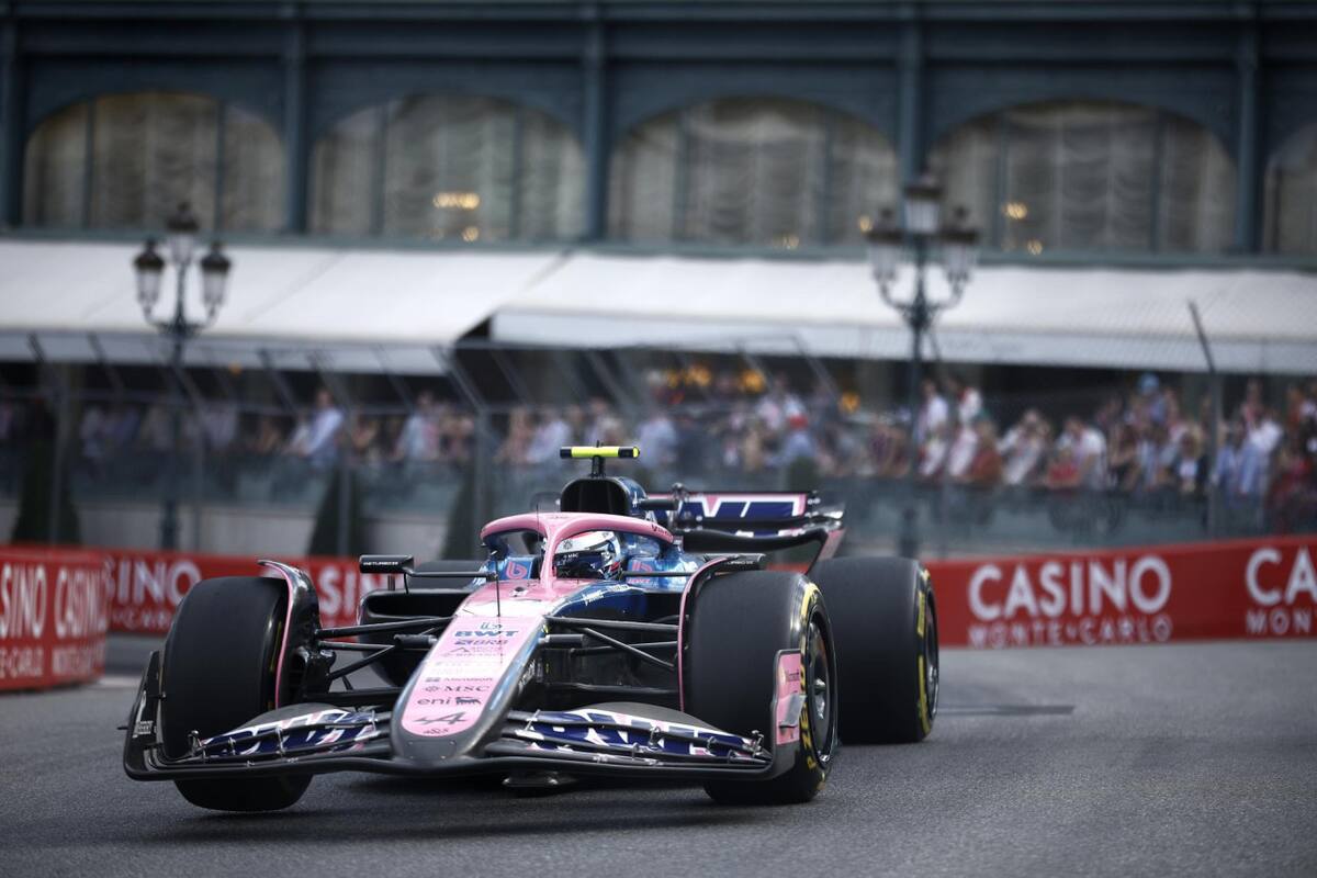 Franco Colapinto en el Gran Premio de Mónaco. Foto: EFE/YOAN VALAT.