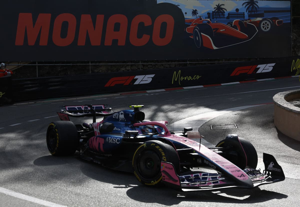Franco Colapinto en el Gran Premio de Mónaco. Foto REUTERS/Stephanie Lecocq.