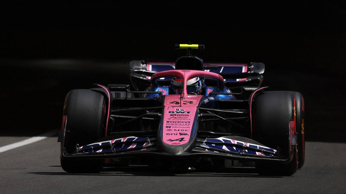 Franco Colapinto en el Gran Premio de Mónaco. Foto REUTERS/Stephanie Lecocq.