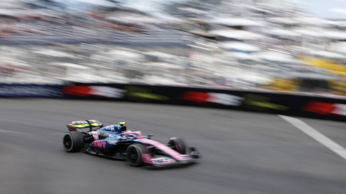 Franco Colapinto en el Gran Premio de Mónaco. Foto: REUTERS/Stephanie Lecocq.
