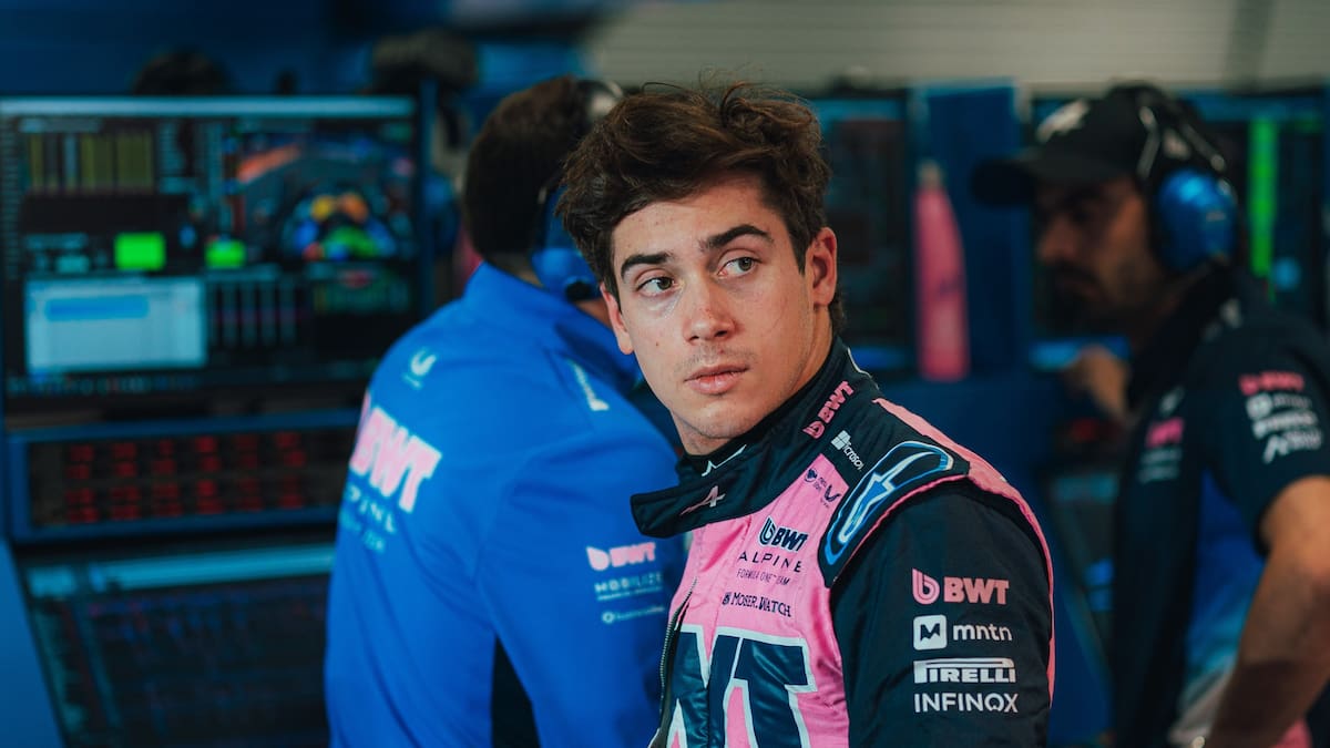 Franco Colapinto en el Gran Premio de Qatar.