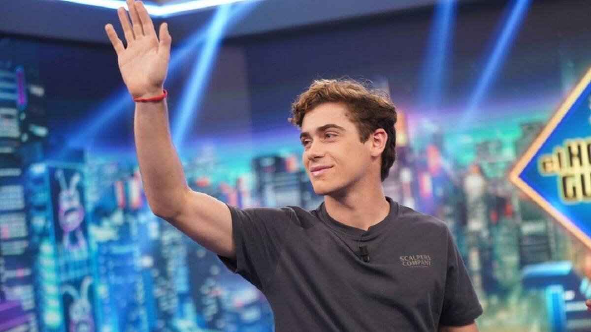 Franco Colapinto en "El Hormiguero". Foto: Instagram @francolapinto
