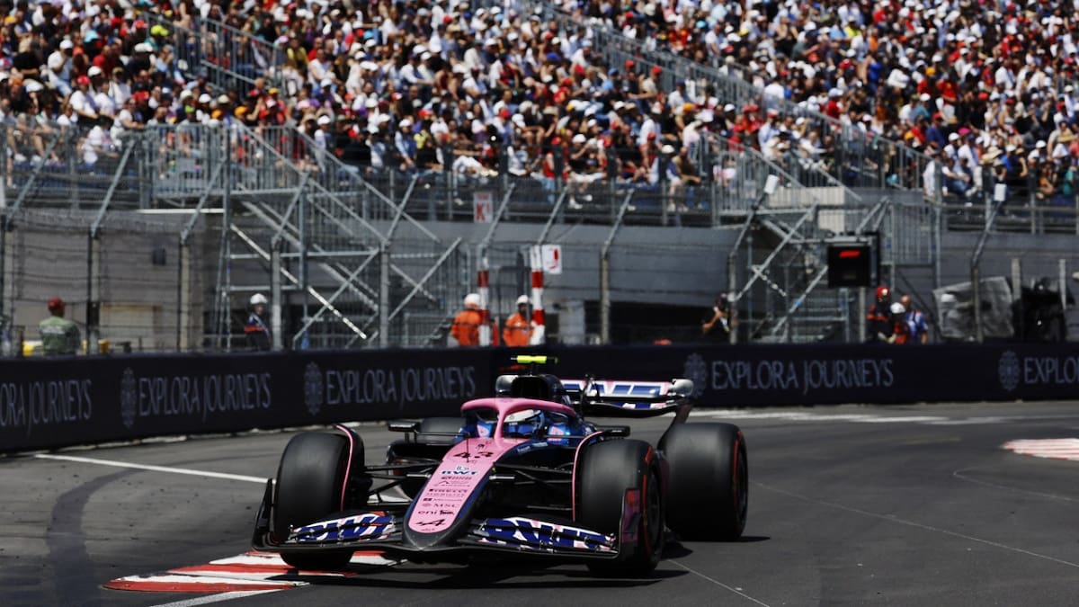 Franco Colapinto finalizó 13 en el Gran Premio de Mónaco. Foto: Reuters (Stephanie Lecocq)