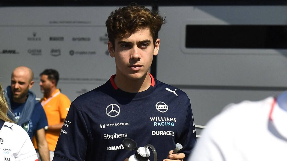 Franco Colapinto; Fórmula 1. Foto: Reuters.