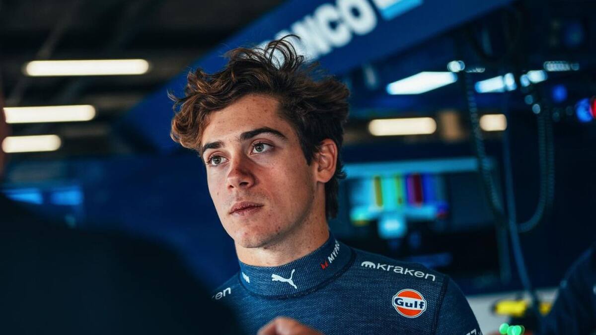 Franco Colapinto. Foto: Instagram francolapinto.