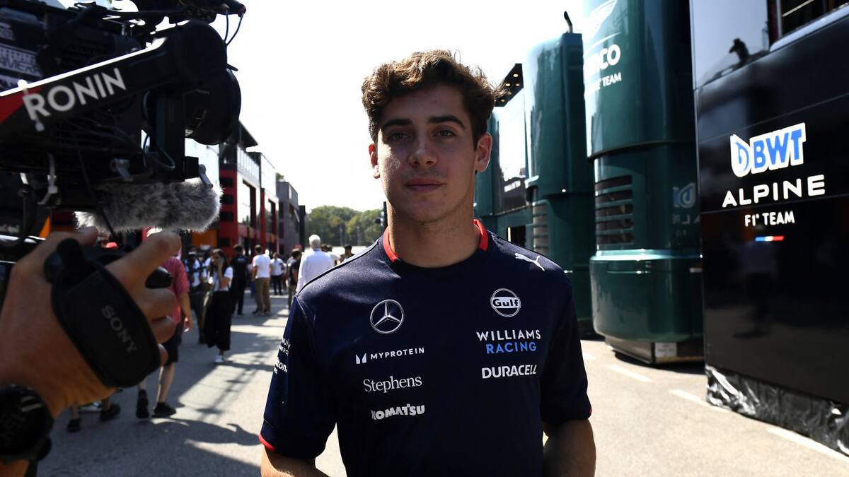 Franco Colapinto. Foto: REUTERS.