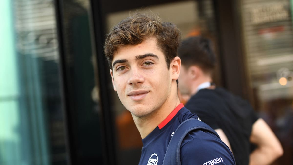 Franco Colapinto en el Gran Premio de Brasil. Foto: Reuters.