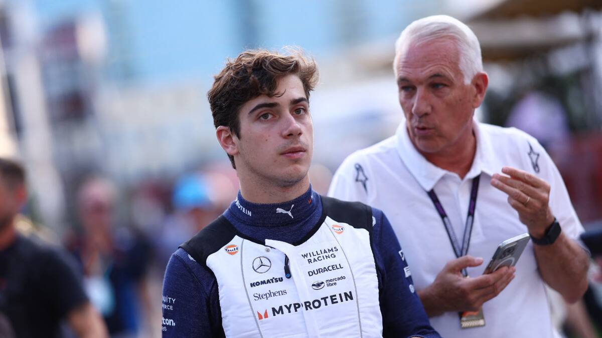 Franco Colapinto. Foto: Reuters