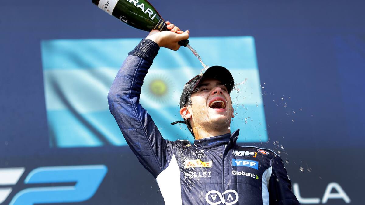 Franco Colapinto. Foto: Twitter Formula2.