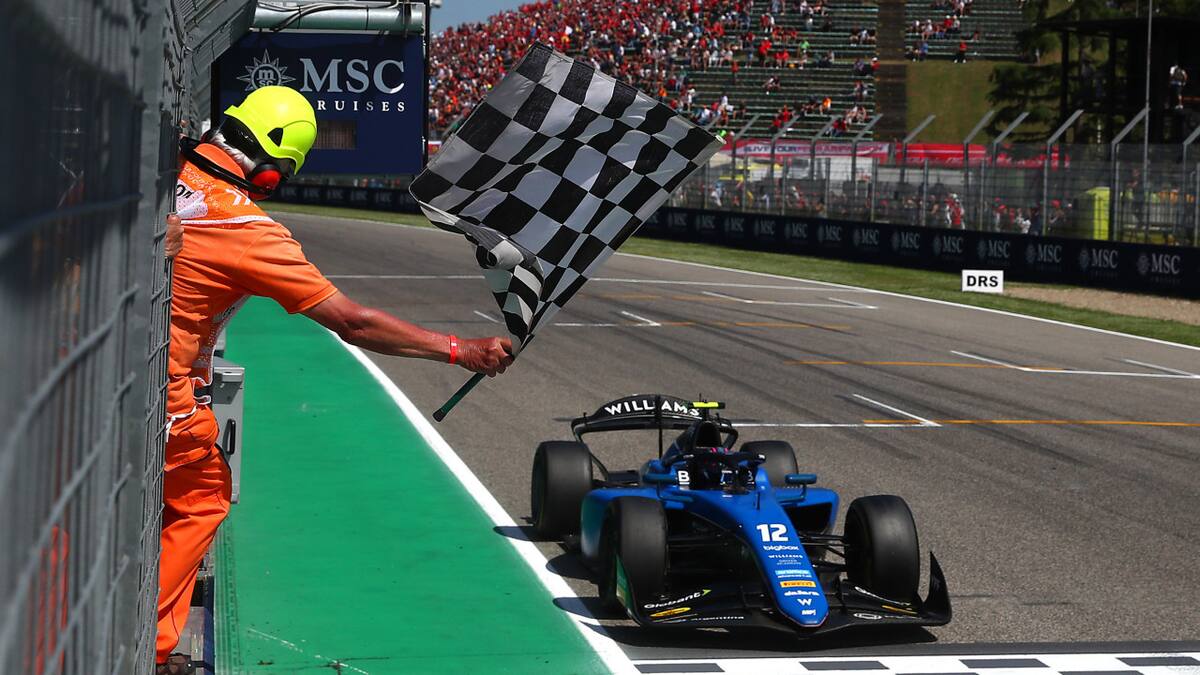 Franco Colapinto. Foto: Twitter Formula2.