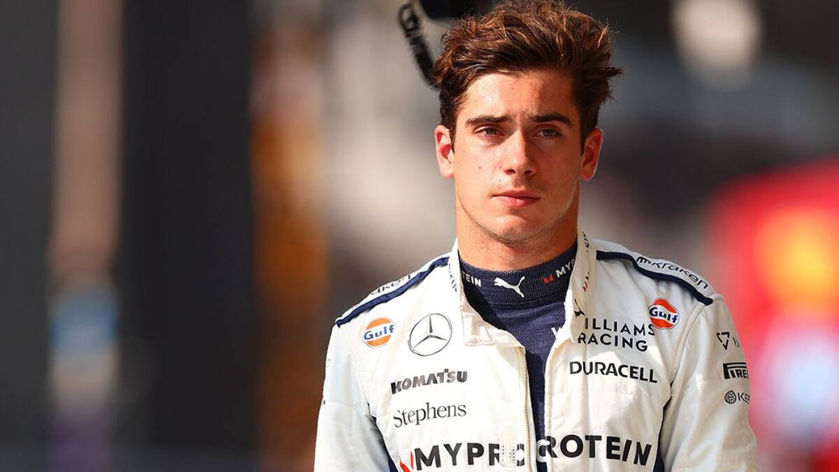 Franco Colapinto. Foto: X @F1.