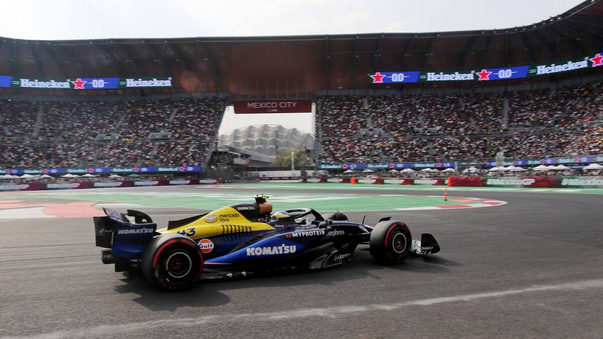 Franco Colapinto, Gran Premio de México. Foto: Reuters