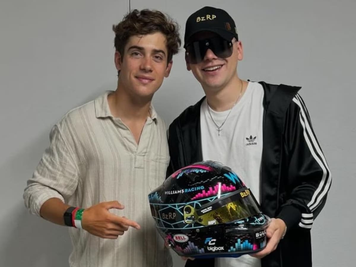 Colapinto y Bizarrap, un amistad que crece