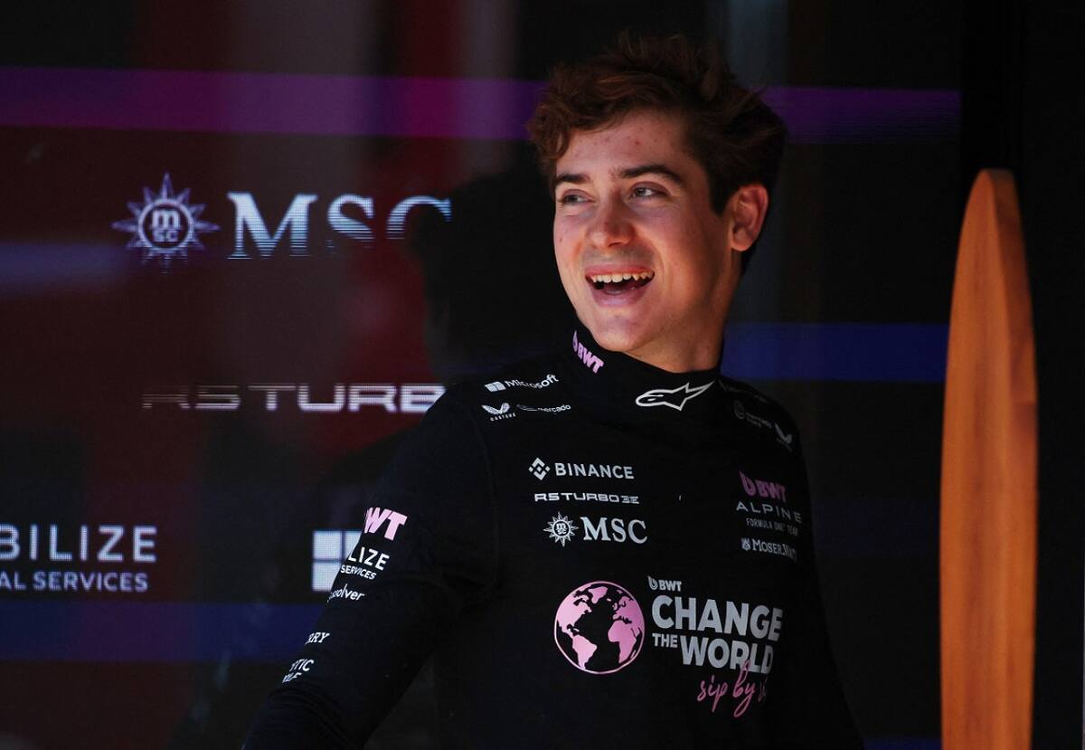 Franco Colapinto, piloto de Alpine. Foto: Reuters (Florion Goga)