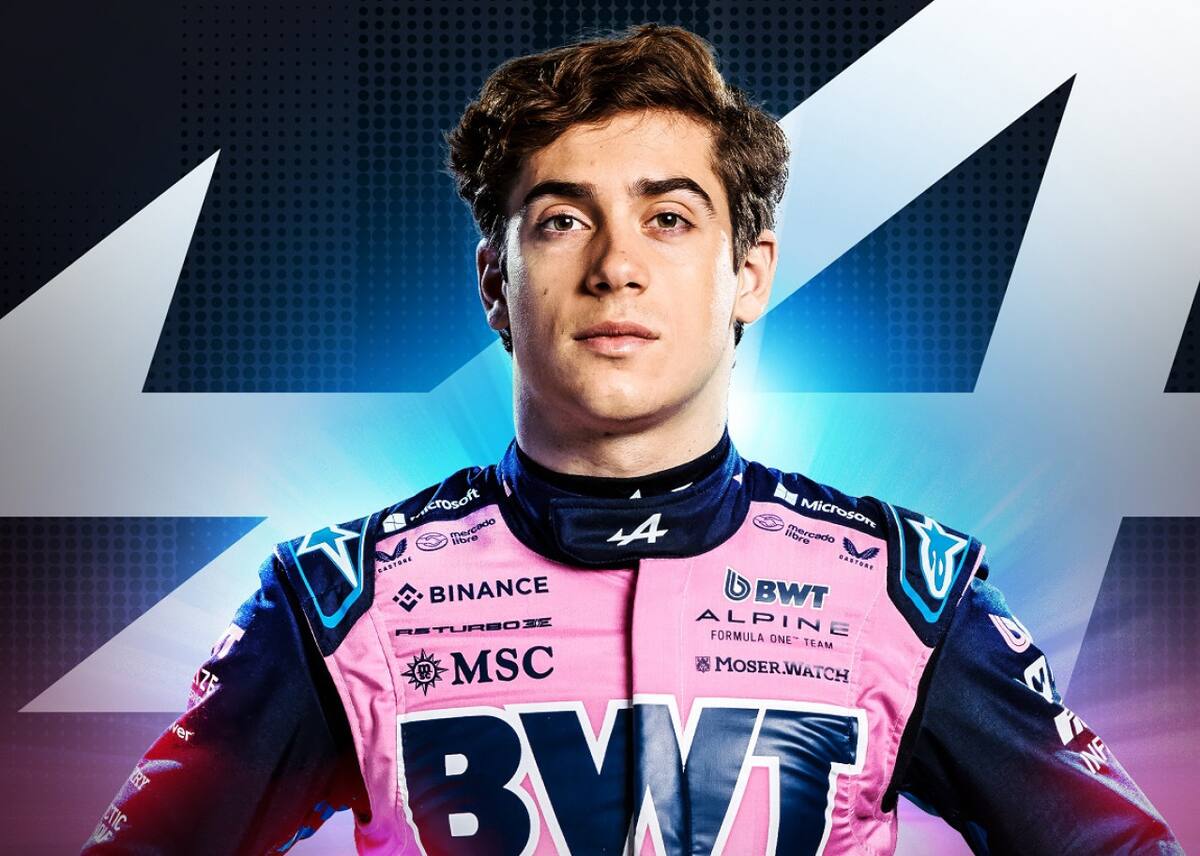 Franco Colapinto volverá a correr en la Fórmula 1 con Alpine. Foto: X @F1