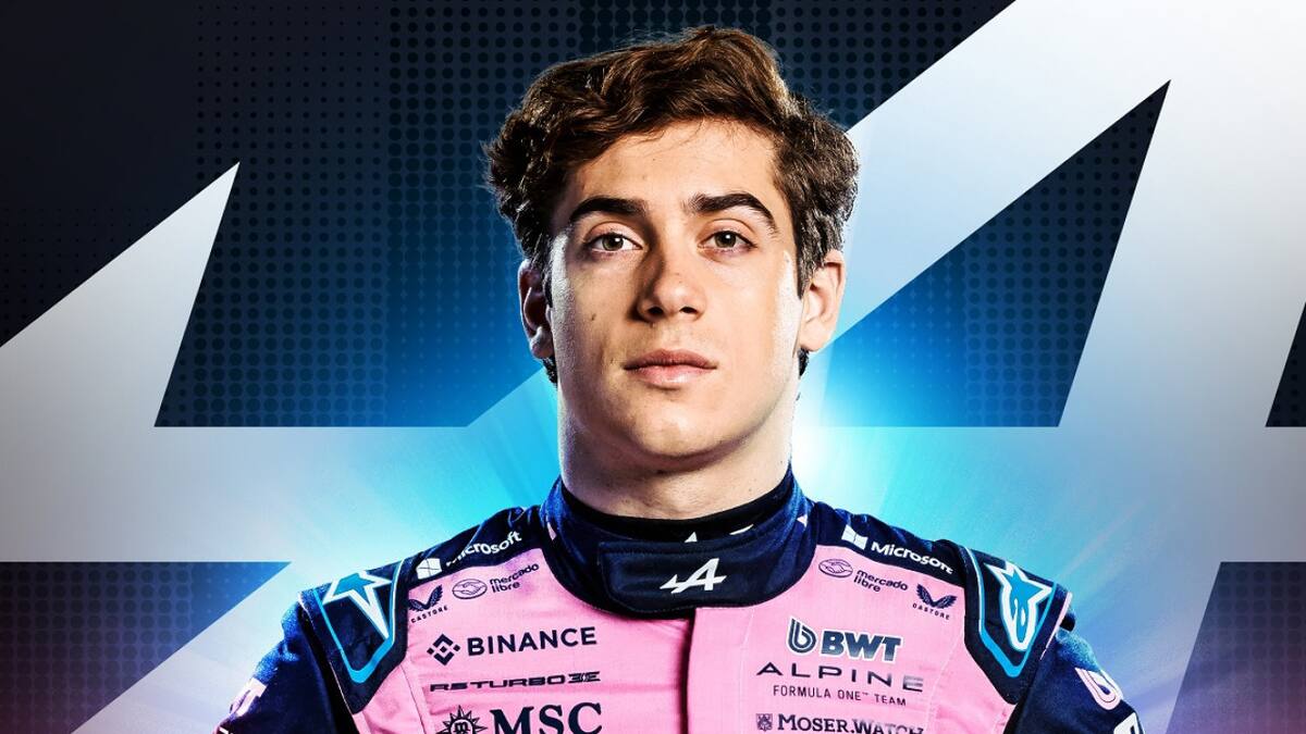 Franco Colapinto volverá a correr en la Fórmula 1 con Alpine. Foto: X @F1