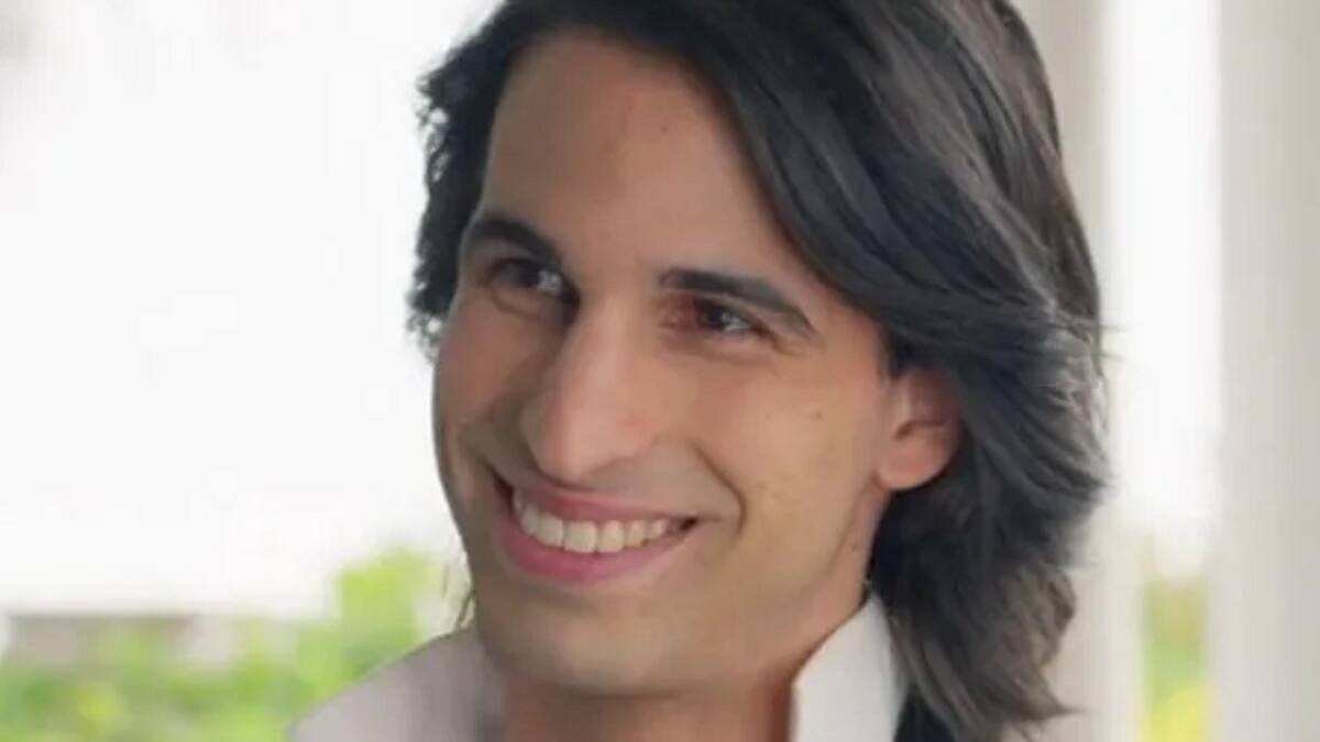 Franco Giordano, el hijo de Romina Yan, en la serie "Margarita". Foto: captura Max.