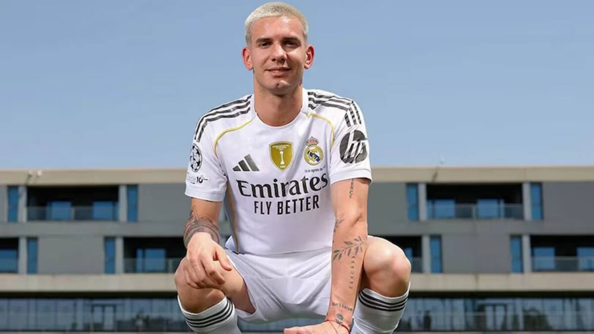 Franco Mastantuono en el Real Madrid.