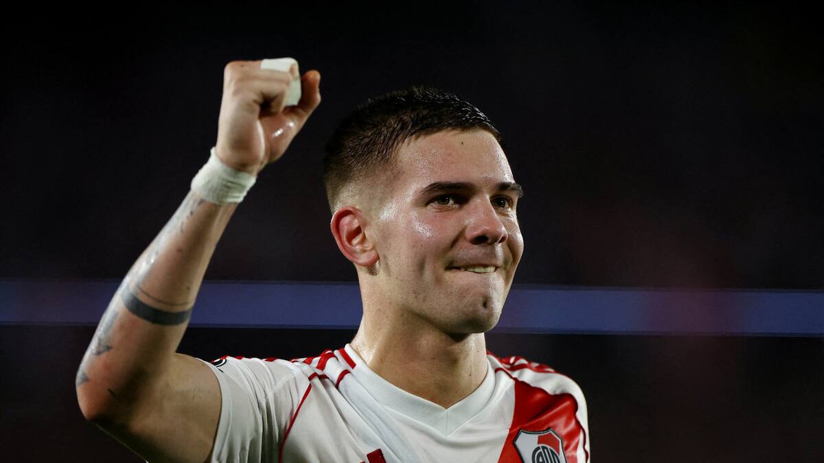 Franco Mastantuono. Foto: Reuters/Agustin Marcarian.