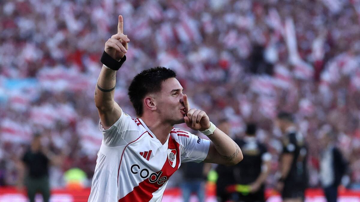 Franco Mastantuono. Foto: Reuters/Agustin Marcarian.