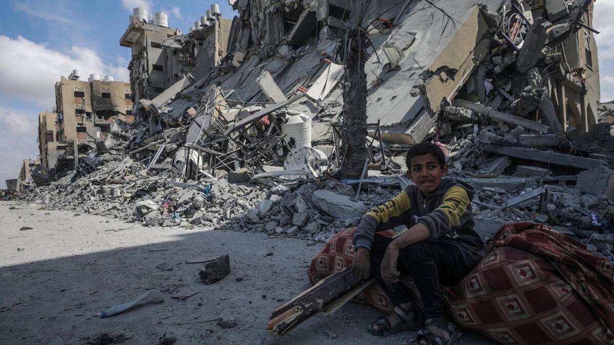 Franja de Gaza. Foto: EFE