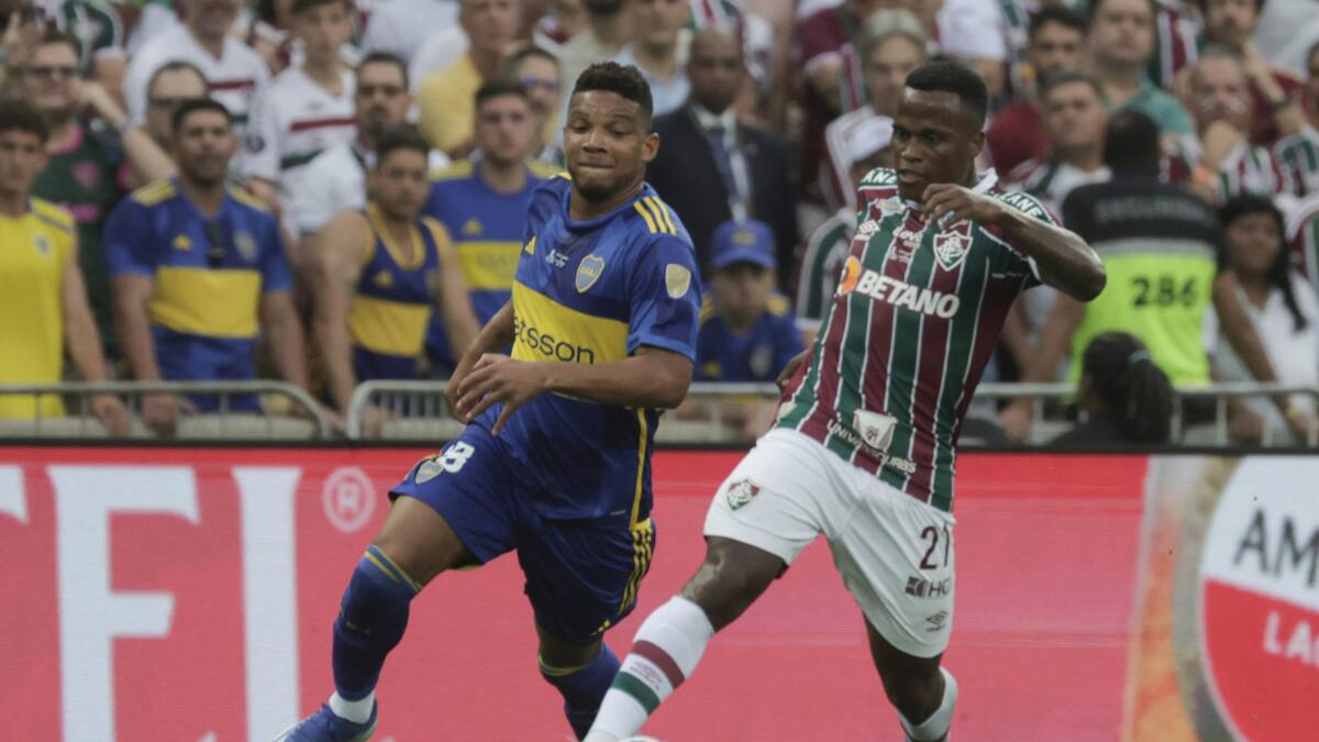 Frank Fabra en la final de Copa Libertadores 2023. Foto: EFE.