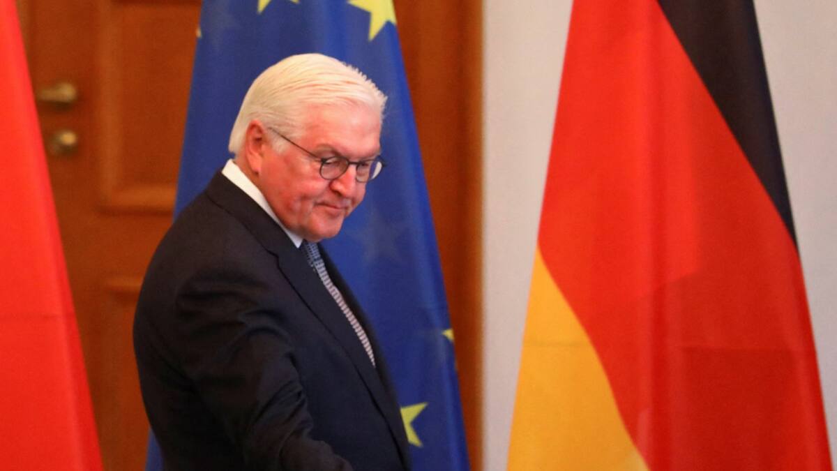 Frank-Walter Steinmeier, presidente de Alemania. Foto: Reuters.