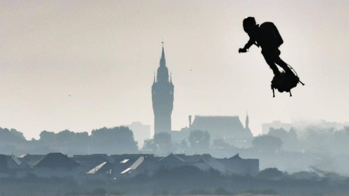 Franky Zapata, "soldado volador" francés