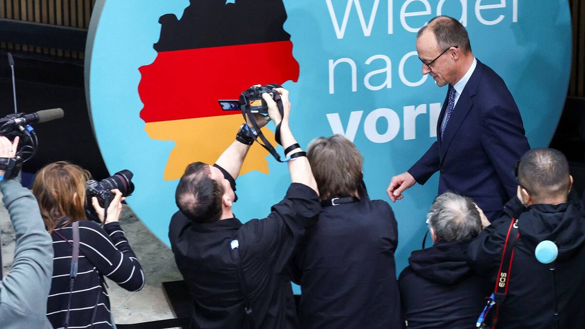 Friedrich Merz, canciller de Alemania. Foto: Reuters/Liesa Johannssen.