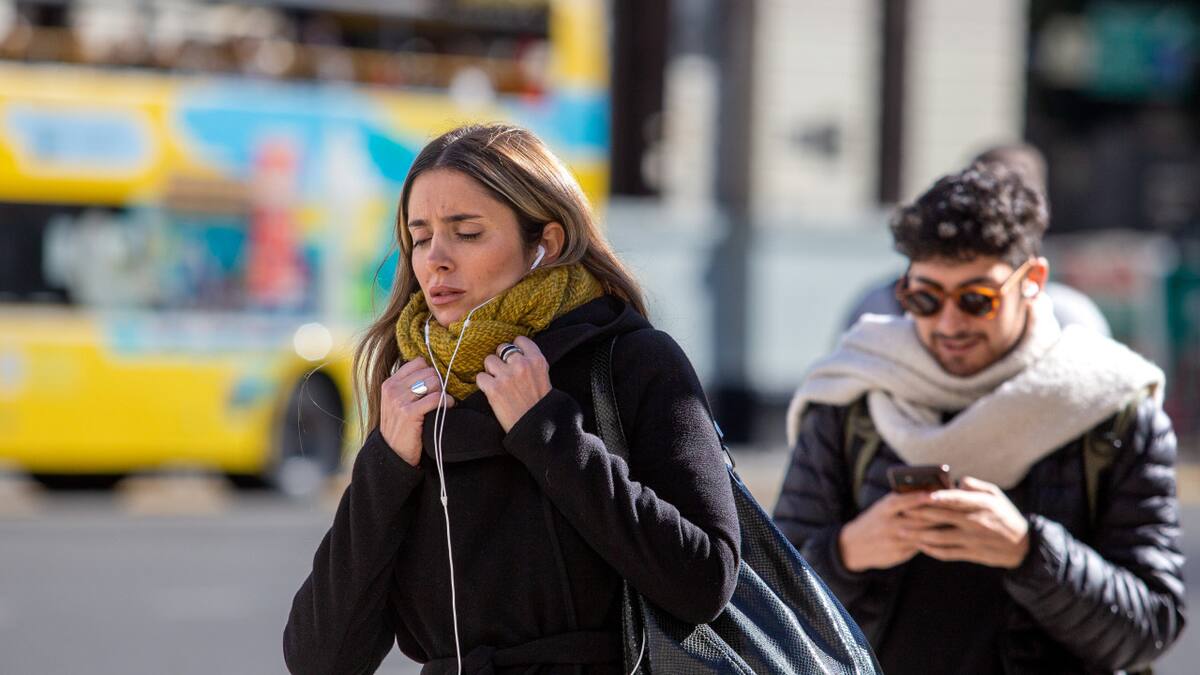 Frío, ola polar. Foto: NA.