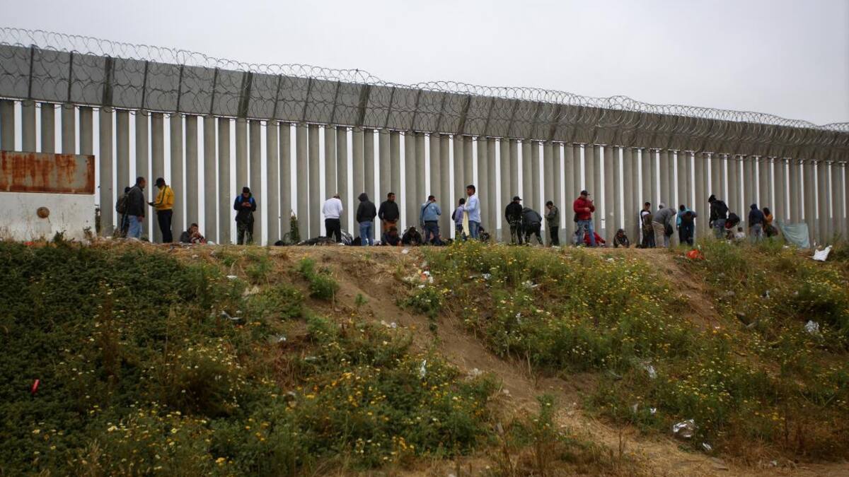 Frontera de Estados Unidos con México. Foto: Reuters.